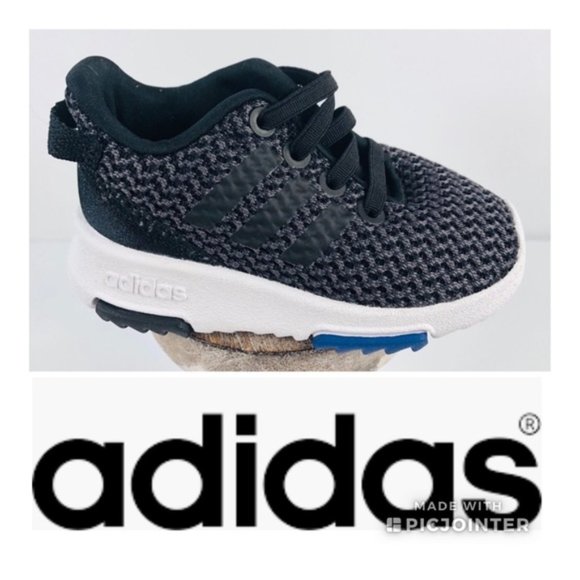 adidas Other - ADIDAS Kids Racer Sneakers Black NWT Size 4